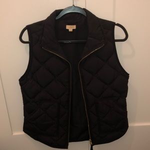 J Crew Black Vest